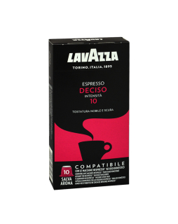 Kávové kapsule - 10 x Lavazza Deciso Nespresso 10 kapsúl