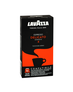 Kávové kapsule - 10 x Lavazza Delicato Nespresso 10 kapsúl