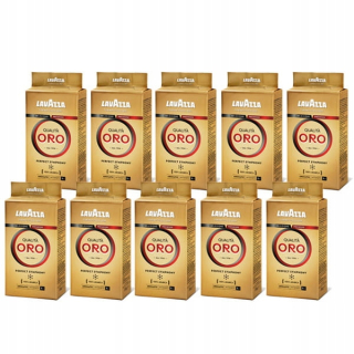 Káva mletá - 10 x lavazza kvalita Oro 250g mletá káva