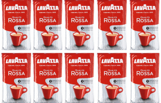 Káva mletá - 10 x lavazza kvalita Rossa 250g mletá káva