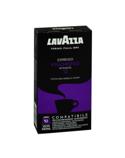 Kávové kapsule - 10 x Lavazza Vigoroso Nespresso 10 kapsuly