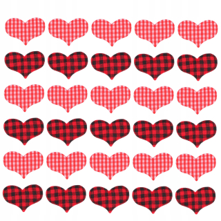 Darček na Valentína - 100 kusov dekoratívne oblečenie Patch pre domácich majstrov