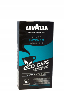 Kávové kapsule - 10x Nespresso Lavazza Lungo Intenso Kapsuly 10ks