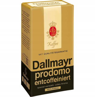 Káva bez kofeínu -  12 * Dallmayr Prodomo Deaffein Ground Coffee 500