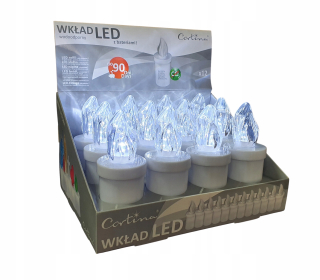 LED kazeta pre Cortinu Candles 10,5 cm