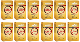 Káva mletá - 12 x 250 g MLETÁ KÁVA LAVAZZA QUALITA ORO