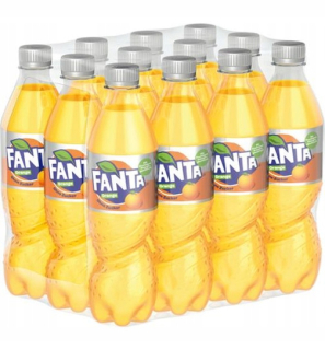 12 x 500 ml sýteného nápoja FANTA ZERO bez cukru