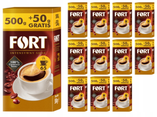 Káva mletá - 12 x Fort mletého kávy 550 g (500g + 50g zadarmo)
