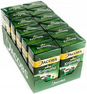 Káva mletá -  12 x Káva Jacobs Kronung 500 GR Mielona z Nemecka