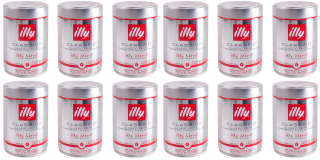 Zrnková káva - 12 x Grainy Coffee Illy Classico Arabica 250 g