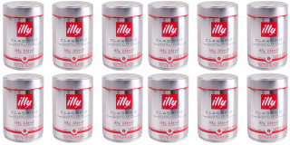 Zrnková káva - 12 x Káva Beans Illy Blend Classico 250 g