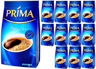 Káva mletá - 12 x Prima Finezja 250g mleté kávy (OP. 12x250g)