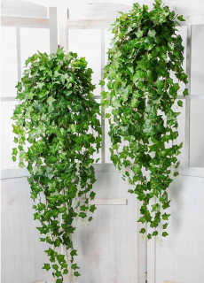 12x umelý brečtan na stene balkón Garland 25m