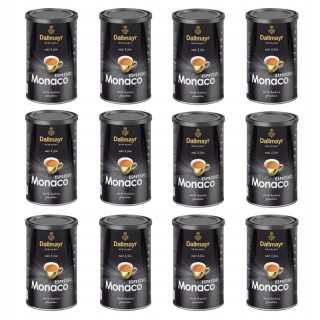Káva mletá -  12x DALLMAYR ESPRESSO MONACO 200g v plechovke + ZADARMO