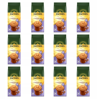 Cappuccino - Kapučíno - 12x Jacobs Cappuccino Chocolate 500g + ZADARMO