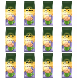 Cappuccino - Kapučíno - 12x Jacobs Cappuccino Nut Chuť 500g + ZADARMO!