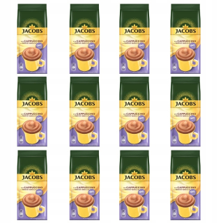 Cappuccino - Kapučíno - 12x Jacobs Cappuccino vanilková chuť 500g + ZADARMO!
