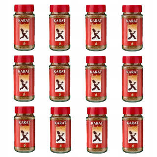 Instantná káva -  12x Karat Instant 180g rozpustné kávy + zadarmo!