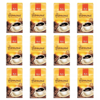 Káva mletá -  12x Melitta Deaffeous Harmonium 500g + ZADARMO!