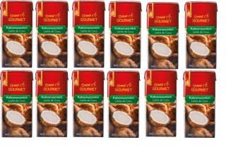 Ázijska kuchyňa - 12x1l kokosové mlieko Orientované 85% bez aditív