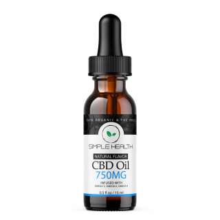 CBD - 15 ml oleja CBD SIMPLE HEALTH USA 750mg 5%