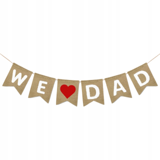 Darček na Valentína - 1pc Garland Flag Banting Banner Banner