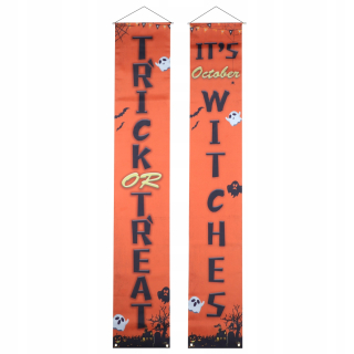 Halloween - 1pc Halloween veranda znamenie Halloween Dvere Banner