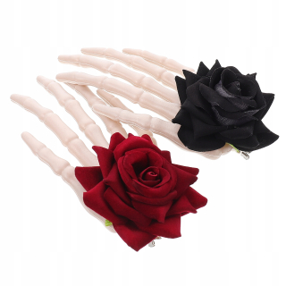 Halloween - 2pcs Halloween Ghost Ruka Rose Hairpins Vlasové svorky