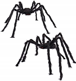 Halloween - 2 ks. Giant Spider Decotion 1,5 m Halloween