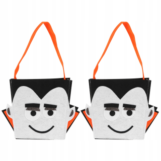 Halloween - 2 Halloween prenosné tašky s upírskym vzorom