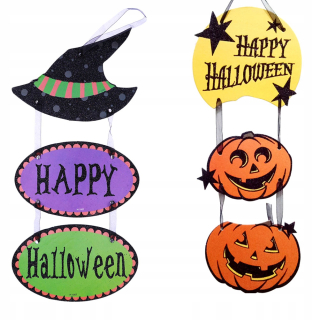 Halloween - 2 kusy kreatívne halloween visiace prívesok