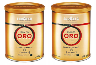 Káva mletá - 2 x Káva Mincia Lavazza môže Quality Oro 250 g