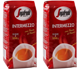 Zrnková káva - 2 x Káva Segafredo Intermezzo Grainy 1 kg