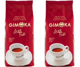 Zrnková káva - 2 x Káva Granulárny GIMOKA GRAN BAR 1 KG