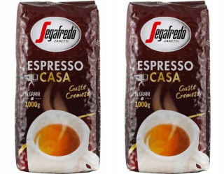 Zrnková káva - 2 x Káva Beans Segafredo Espresso Casa 1KG