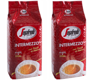 Zrnková káva -  2 x zrnková káva Segafredo Intermezzo 1 kg