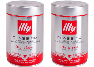 Káva mletá - 2 x mletá káva ILLY CLASSICO 100% Arabica 250 g