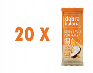 KOKOS Z OVOCE BAR 20 KS a poznámka o pomaranči 35 G