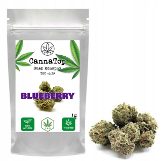 CBD - 20g Čučoriedka CBD 22% vysuší konope marihuana