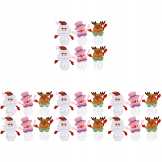 Halloween - 24 PCS Party Vianoce uprednostňuje poháre Cand Fľaše