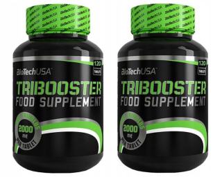 Testosterón - 2X BIOTECH TRIBOOSTER 2X120 = 240 TRIBULUS 2000mg