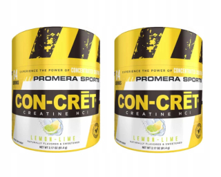 Kreatín - 2x Promera Con-Cret 128 Časti Silná Kreatín HCL