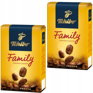 Káva mletá - 2x Mielona Tchibo Family 500g Káva