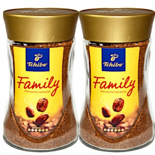 Instantná káva - 2x Rozpustný Coffee Tchibo Rodina 200g