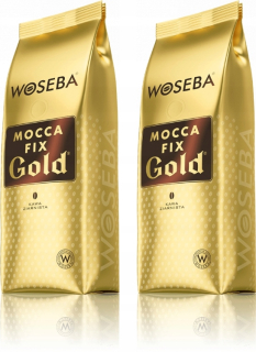 Zrnková káva -  2x Coffee Grainy Woseba Mocca Fix Gold 1KG