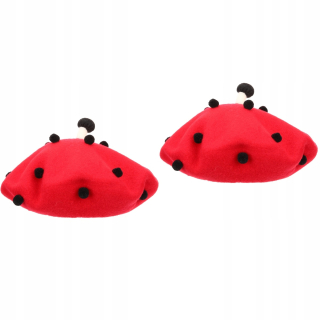 Halloween - 2pcs vlna baret klasický vlnený klobúk