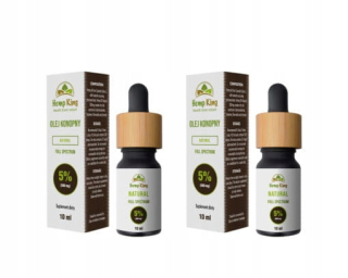 CBD - 2x konope Prírodné Hopkung 5% CBD