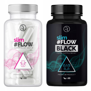 Spaľovač tuku - 2x TUKOVÝ HOŘÁK SLIM FLOW 60k + ČIERNE ZNÍŽENIE
