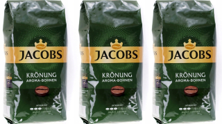 Zrnková káva - 3 x 500 g Káva Beans Jacobs Kronung