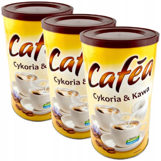 Instantná káva -  3 x Chicory & Coffee 250g Caféa rozpustná káva
